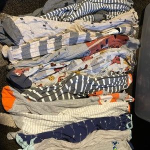 Baby Boy Sleeper Lot